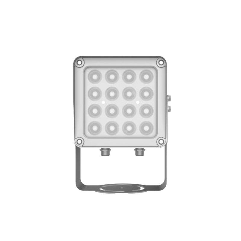 DS-TL2000CI/L3/E Lampara IR de Luz Continua / 16 Lámparas LED / Distancia Efectiva 16 a 25 metros / Cobertura 40° / Exterior IP66