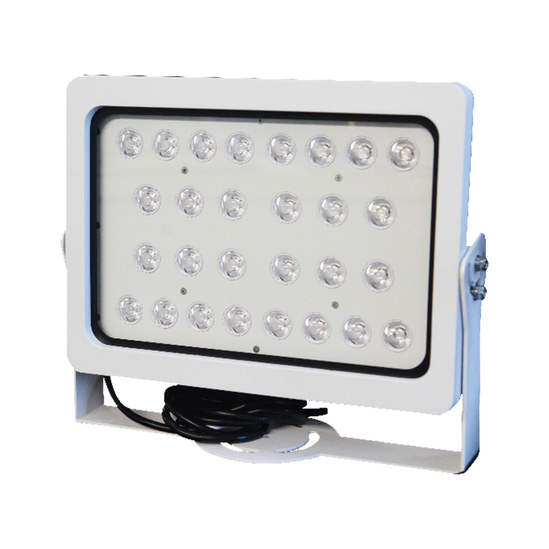 DS-TL2002A(AC220V) Lampara IR de Luz Estroboscópica / Luz LED Alta Potencia / 28 Lámparas LED / Cuerpo de Aleación de Aluminio / Vidrio Templado / IP66