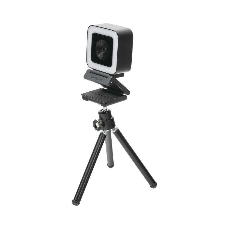 DS-UL2 Cámara Web ALTA DENIFICIÓN (1080p) / Aro de Luz Interconstruido / Gran Angular / Micrófono Integrado / Conector USB de 2 mts / Fácil de Instalar / Reducción de Ruido Inteligente