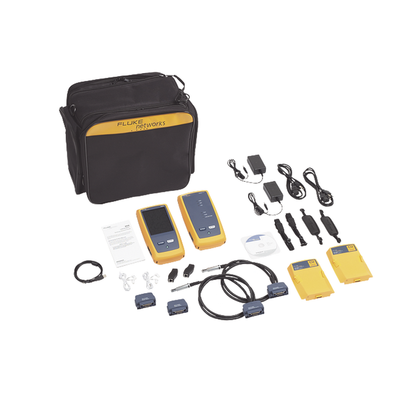 DSX2-5000INT Certificador DSX-5000 para Cable de Cobre Cat5e, Cat6 y Cat6A, Precisión de Nivel V (1 GHz), Con WiFi Integrado y Pantalla LCD de 5.7 in, Versión Internacional