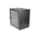 Gabinete para Montaje en Pared - Piso / Puerta de Cristal Templado / Cuerpo Fijo / 12 Unidades de Rack / 19" / Fabricado en Acero - Toer