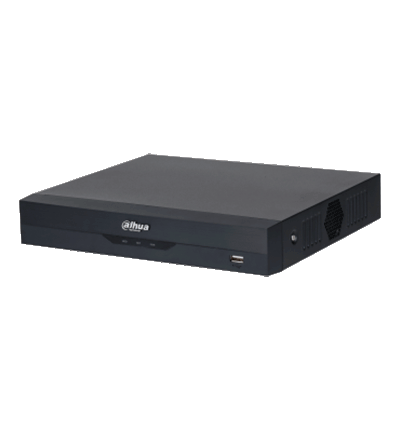 DAHUA XVR5116HS-I3 - DVR 16 Canales 5 Megapixeles Lite WizSense/ H.265+/ 16 Canales +8 IP/ Hasta 24 Canales IP/ 2 Canales de Reconocimiento Facial/ SMD Plus/ Protección Perimetral/ 1 Sata/ Soporta CVI/AHD/TVI/ CVBS e IP/ IoT&POS/