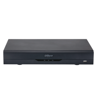 DAHUA XVR5116HE-I3 - DVR de 16 canales 5 MP Lite con WizSense y IA, compresión H.265+, soporta 16 canales y hasta 24 canales IP. Incluye 2 canales de reconocimiento facial, 16 entradas de audio, 16&3 E&S de alarma, SMD Plus y funciones IoT&POS.