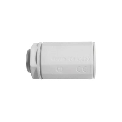 Conector de tubería rígida a caja (Racor), PVC Auto-extinguible, de 16 mm - Toer