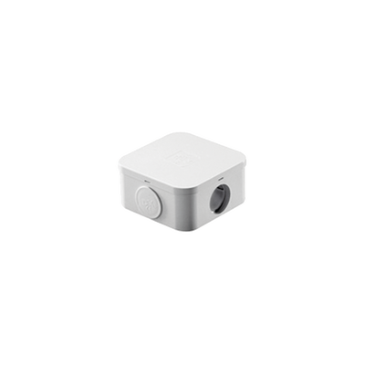 Caja Estanca de PVC Para Derivación y Conexión, 4 Entradas, Tapa a Presión, 100x106x53 mm (Área interna), Uso Exterior IP55, Material que no Propaga el Fuego, (línea Quadrix) - Toer