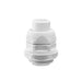 Conector (Racor) de tubería flexible a caja, PVC Auto-Extinguible de 20 mm, IP55 - Toer
