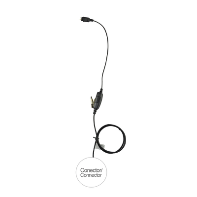 Micrófono de 1 cable serie LOC para Hytera PD606 / X1p / X1e / Z1p
