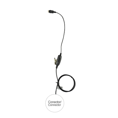 Micrófono de 1 cable serie LOC para KENWOOD NX-340/320/420, TKD-340, TK-3230/3000/3402/3312/3360/3170