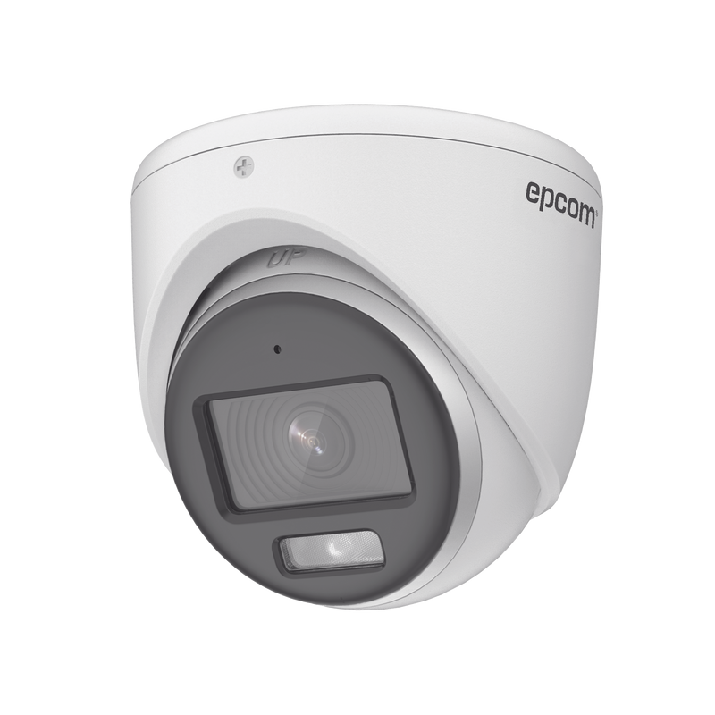 E3K-TURBO-C [ColorVu] Turret TURBOHD 3K (5 Megapixel) / Lente 2.8 mm / Micrófono Integrado / Imagen a Color 24/7 / 20 mts Luz Blanca / Exterior IP67 / dWDR / 4 Tecnologías