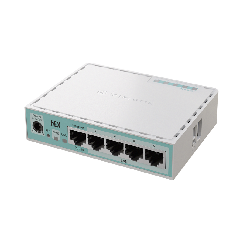 E50UG (Hex Version 2024) Router con 5 Puertos Gigabit Ethernet, 1 Puerto USB / CPU ARM Doble Nucleo/ RAM 512 MB/ Balanceo de Cargas