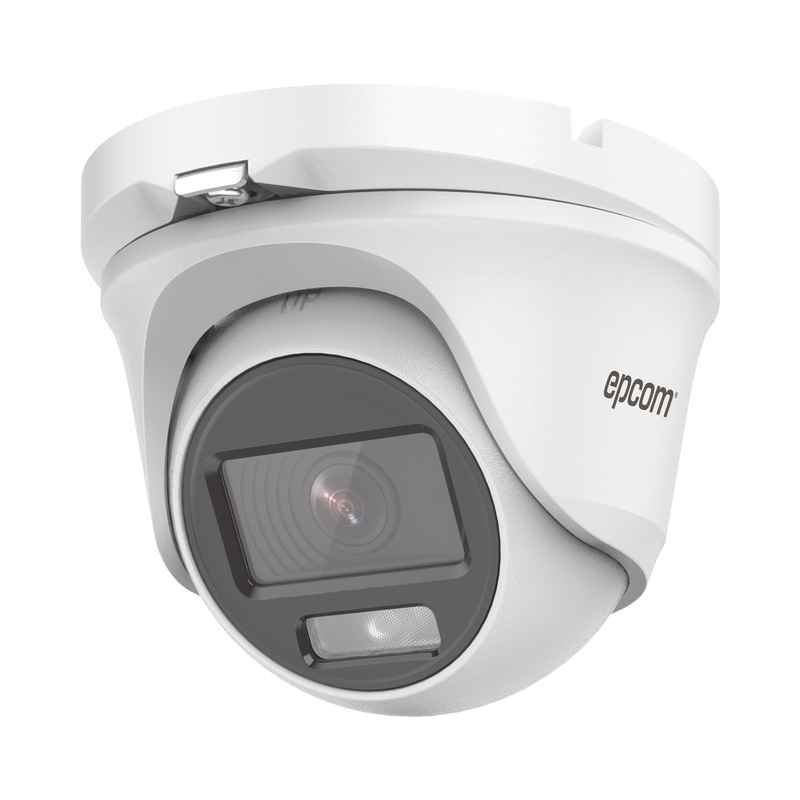 E8-TURBO-C/A [ColorVu] Eyeball TURBOHD 2 Megapíxel (1080p) / Lente 2.8 mm / Microfono Integrado / Imagen a Color 24/7 / METAL / Luz Blanca 20 mts / Exterior IP66 / TVI-AHD-CVI-CVBS / dWDR