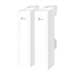 KIT de Enalce Inalámbrico Omada para Exterior / Frecuencia de 5GHz / Emparejamiento Automático / 3 puertos Gigabit / PoE Pasivo 24 Vcc o 802.3 PoEaf / Antena Direccional de 7 dBi MIMO 2x2 / Adminsitración Remota Mediante Omada - Toer