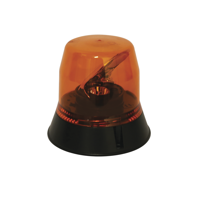 Baliza rotativa LED color ambar SAE Clase I con montaje permanente de 3 tornillos