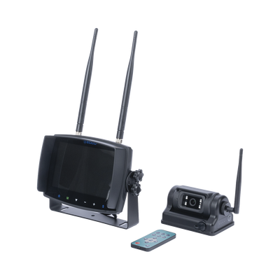 Sistema inalámbrico de reversa con cámara infrarroja , imán y monitor de 7" táctil