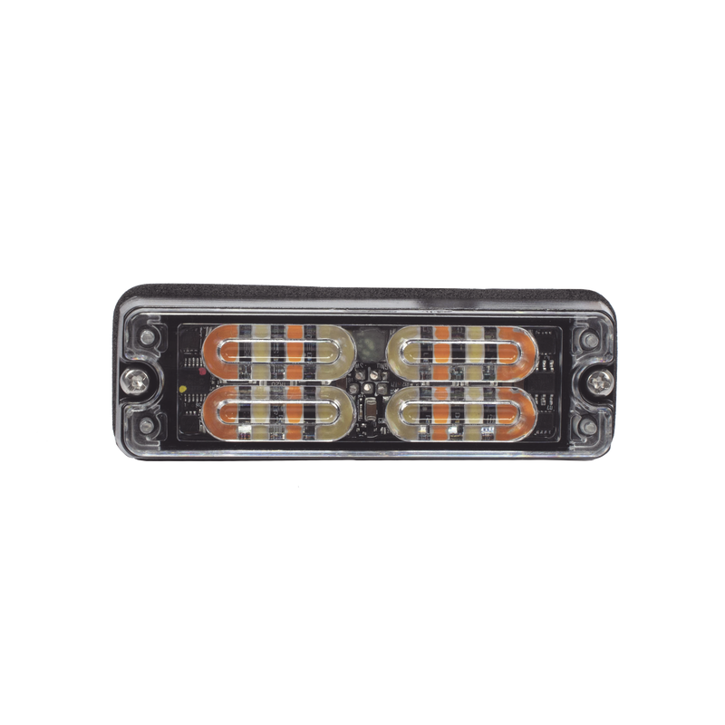 ED3511AW Luz Perimetral, 12 LED Ultra Brillantes, Color Ámbar / Claro