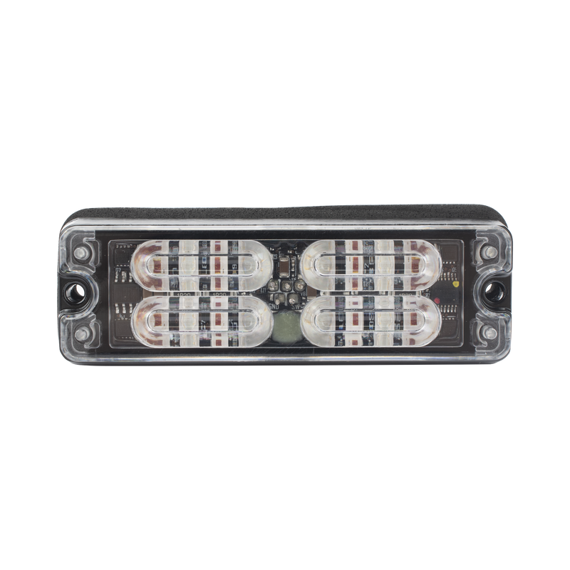 ED3511RB Luz Perimetral, 12 LED Ultra Brillantes, Color Rojo / Azul