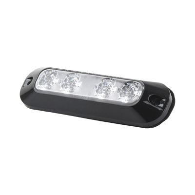 Luz perimetral, 4 LEDs Ultra Brillantes, color Rojo / Azul - Toer