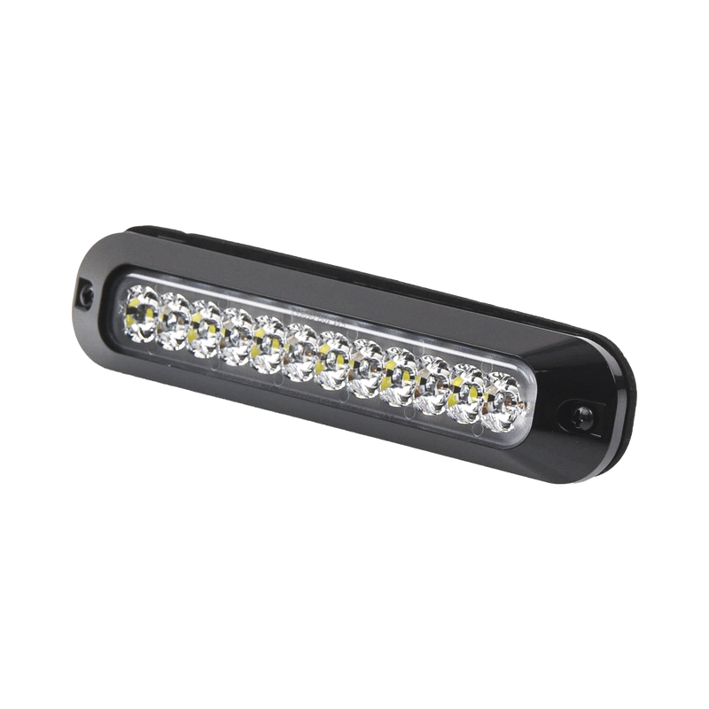 ED3755-RC Luz perimetral , 12 LEDs Ultra Brillantes, color Rojo / Claro