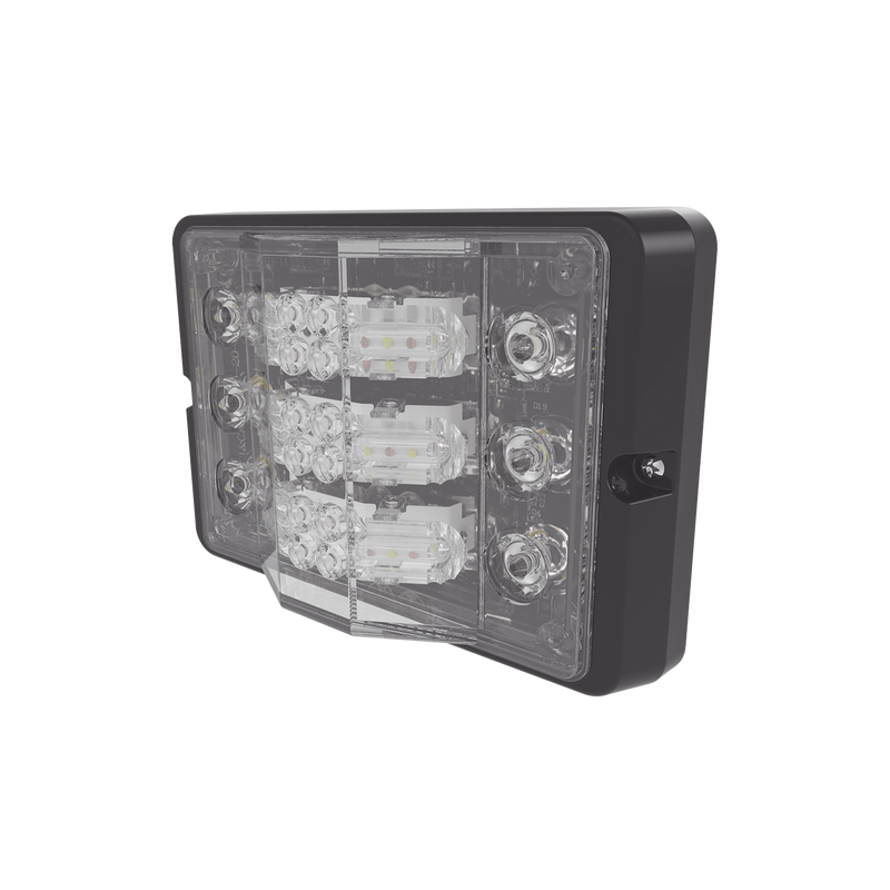 Luz direccional de 3 niveles rojo/claro