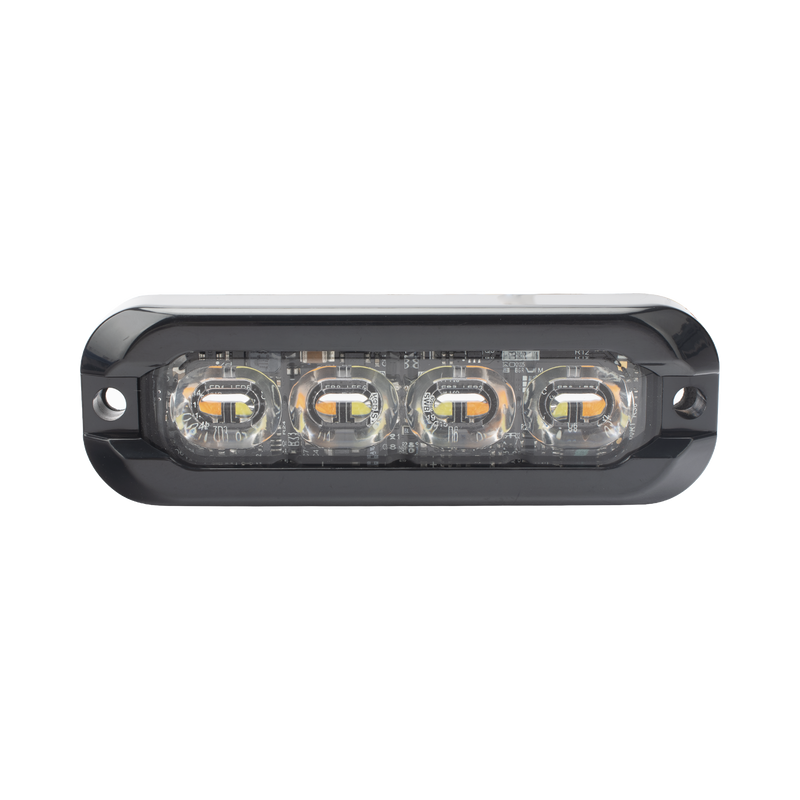 ED3793AW Luz perimetral , 8 LED Ultra Brillantes, Dual Color Ambar / Claro