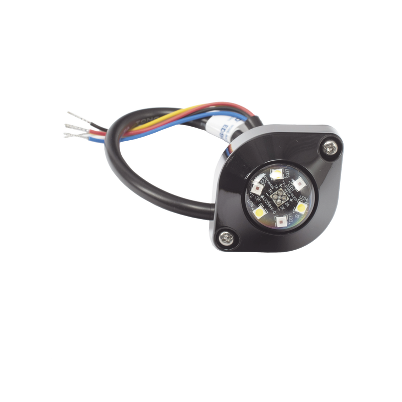 ED9015AW Lámpara Oculta de 6 LED Color Ámbar/Claro Serie ED9015