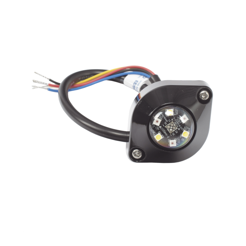 ED9015RB Estrobo Oculto de 6 LED color Rojo/Azul Serie ED9015