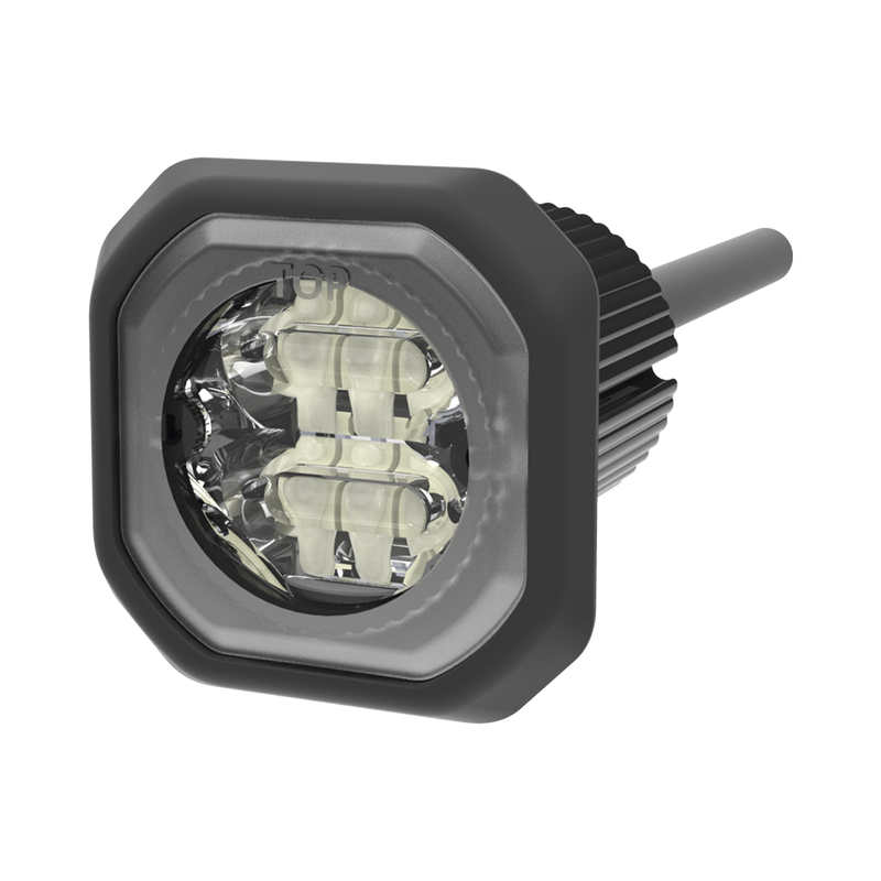ED9040AW Lampara Oculta de LED de bajo perfil color ambar claro