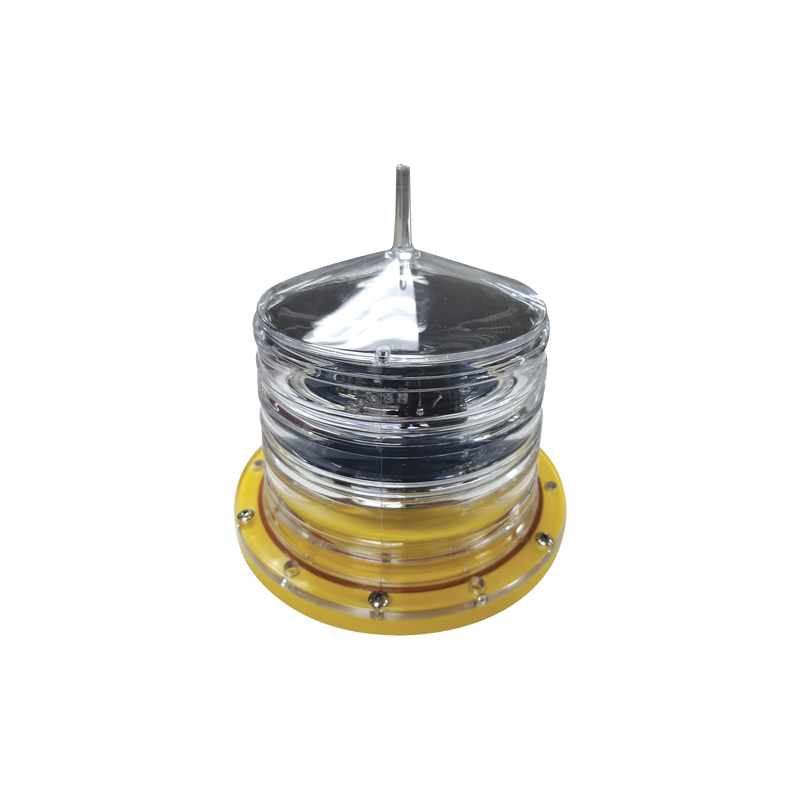 Estrobo led para Obstrucción Autónoma con Led Color Rojo con Panel Solar (Luz Fija o Estroboscópica configurable) / No incluye montaje