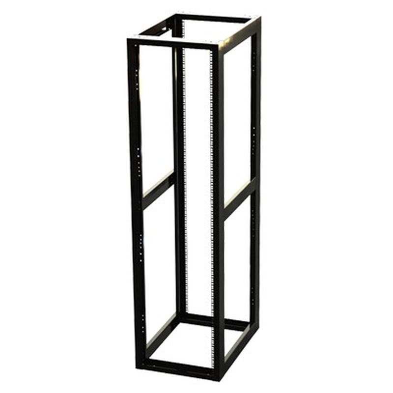 Rack Estándar 19 de 4 Postes, Acero, 45 Unidades, Profundidad Ajustable.