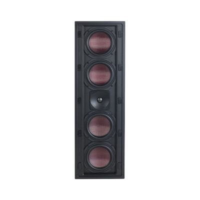 BOCINA DE PARED | 4 WOOFERS DE FIBRA DE CARBONO 6.5'' | TWEETER DE TITANIO 1'' | 250W