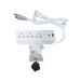 Tomacorriente para Escritorio / Cuenta con Bracket Ajustable a Diferentes Grosores / 3 Contactos 110VCA / 2 Contactos para Carga USB ( 1 contacto USB-A + 1 contacto USB-C ) - Toer
