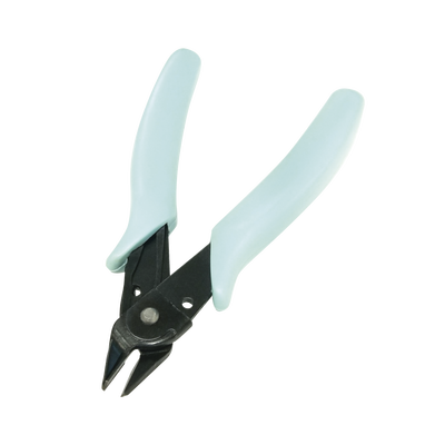Pinza De Corte Micro de 5" (125 mm). Acero c/mango Ergonómico de PVC. Uso Electrónico. Corte al Ras. - Toer