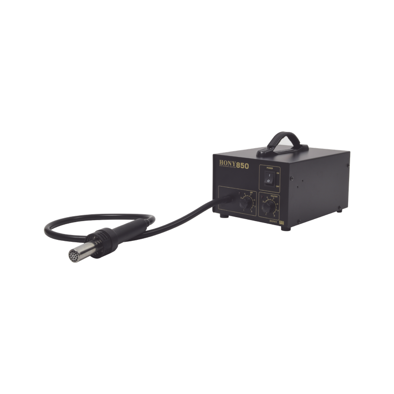 Estación para soldar SMD (Aire caliente) de 20W con 4 boquillas.