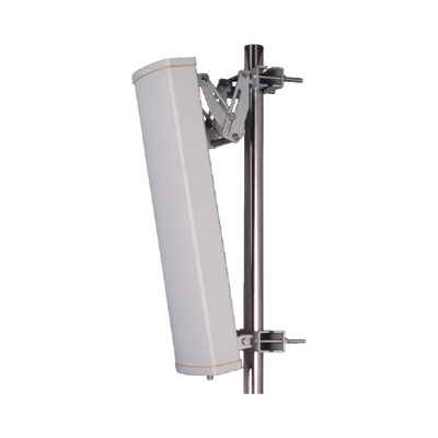 Antena sectorial para 2G, 3G, 4G y 5G de telefonía celular / 15 dBi / Multi Banda / Rango de Frecuencia (698-960 / 1710-2700 MHz).