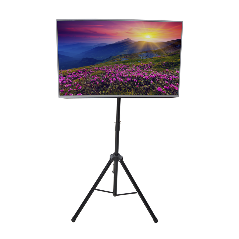 EPB036EC Trípode Portátil con Soporte de piso para Monitores de 32 a 65 / Vesa 600 x 400 / Acero / Montaje de 65 cm a 1 mt