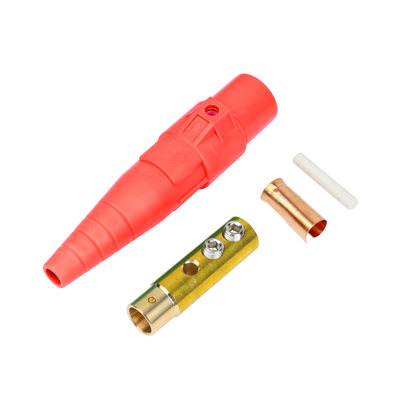Conector camlock  400 AMPERES HEMBRA COLOR ROJO