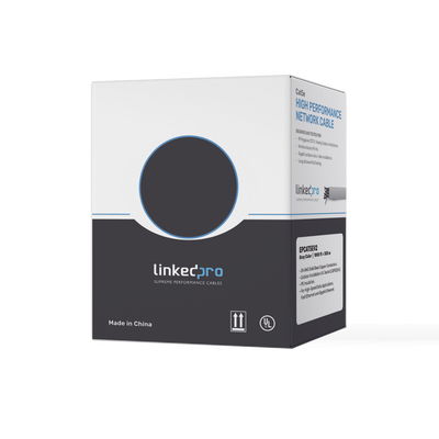 Bobina de cable de 305 m ( 1000 ft ) Cat5e, Aleación de Cobre y Aluminio ( CCA ), color Gris, Uso Interior. - Toer