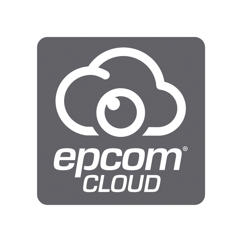 Suscripción Anual Epcom Cloud / Grabación en la nube para 1 canal de video a 2MP con 180 días de retención / Grabación continua