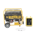 Generador a Gasolina / Planta de Emergencia con Encendido Automático, 6.5KW, 220Vac 2 Fases, Jaula con Ruedas para Fácil Traslado - Toer