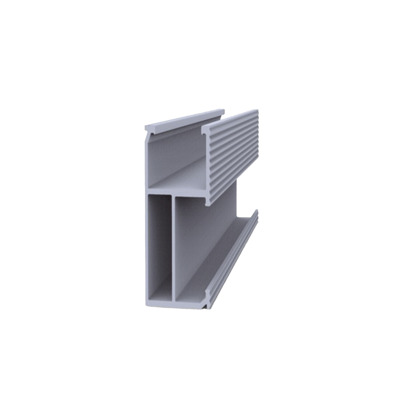 EPL-SR8-2700 Riel 8 para montaje de módulos fotovoltaicos de aluminio anodizado de 2700mm.