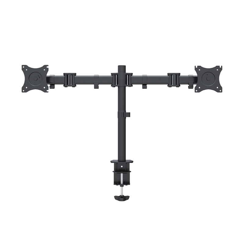 EPS710ED2 Montaje de Escritorio articulado para 2 monitores de 13 a 27 /  Soporta hasta 10 kg / Vesa 75 x 75 / 100 x 100 / Acero / Giro: 360°