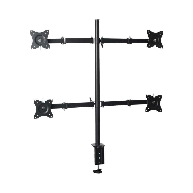 EPS710ED4 Montaje de Escritorio articulado para 4 monitores de 13 a 27 /  Soporta hasta 15 kg / Vesa 75 x 75 / 100 x 100 / Acero