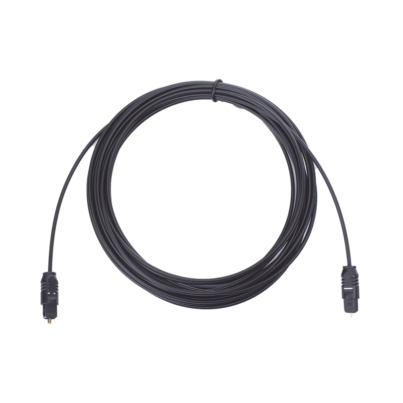 Cable Toslink de Fibra Óptica de 4.6m | Ideal para Mandar Audio Digital para Sistemas de Alta Calida | Compatible con Amplificadores VSSL