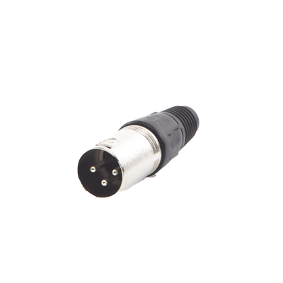 Conector XLR 3 Pines Macho | Ideal para Conexiones de Micrófonos, Mezcladoras | Equipo de Audio Profesional - Toer