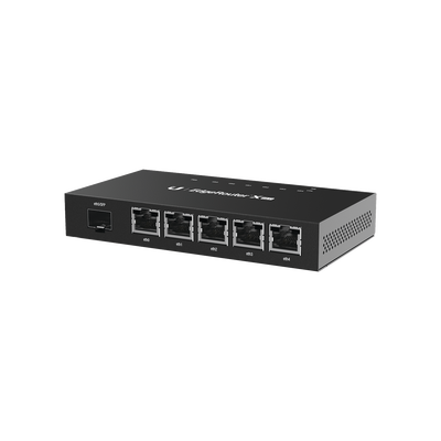 EdgeRouter X SFP de 5 puertos Gigabit + 1 puerto SFP con funciones avanzadas de ruteo - Toer