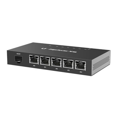 ER-X-SFP EdgeRouter X SFP de 5 puertos Gigabit + 1 puerto SFP con funciones avanzadas de ruteo