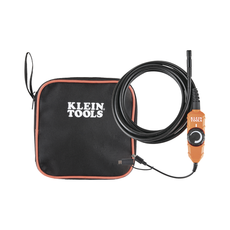 Cámara Boroscopio de Inspección con Conexión para Dispositivos Android®. Cuello de Cisne Blindado de 10 (3 m) y 6 Luces LED