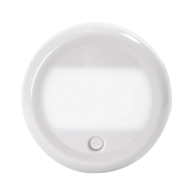 EW0204 Luz de cortesía circular LED para iluminación de interiores con sensor de movimiento PIR