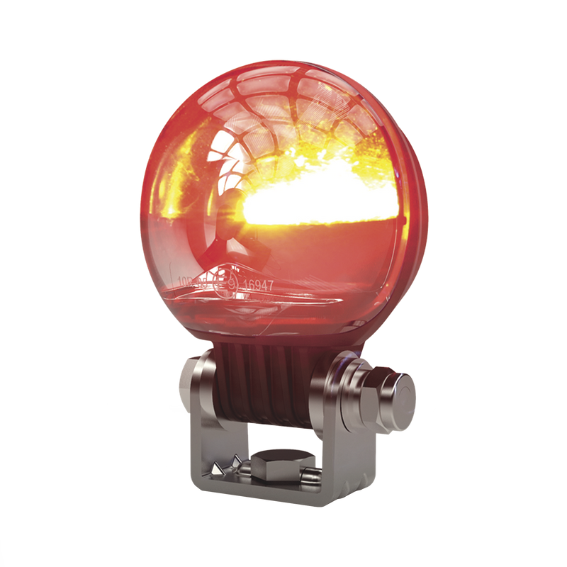 EW2030R Luz LED límite de arco color rojo, para zonas de trabajo en montacargas y vehiculos