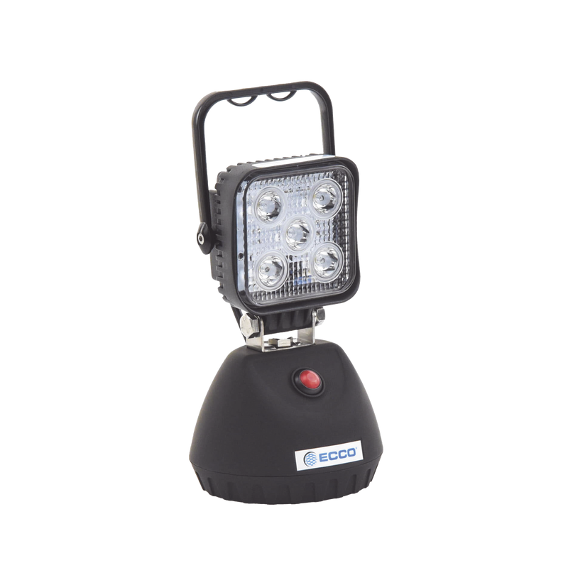 E-W2461NA Lámpara de trabajo de mano, con batería recargable y montaje magnético, IP67